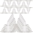 thumbnail image 1 of 24pcs Cone Planter Mesh Pads Plastic Flowerpot Pads Bonsai Drainage Netting Mats, 1 of 6