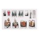 thumbnail image 1 of Christmas Mini House Kit Glowing Village Houses Set for DIY Crafts Ornament, 1 of 5