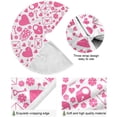 thumbnail image 2 of FMSHPON Valentine's Day Mother's Day Red Heart Love Xmas Christmas Tree Skirt Stand Mat for Holiday Party Decoration Indoor Outdoor 36 inches, 2 of 6