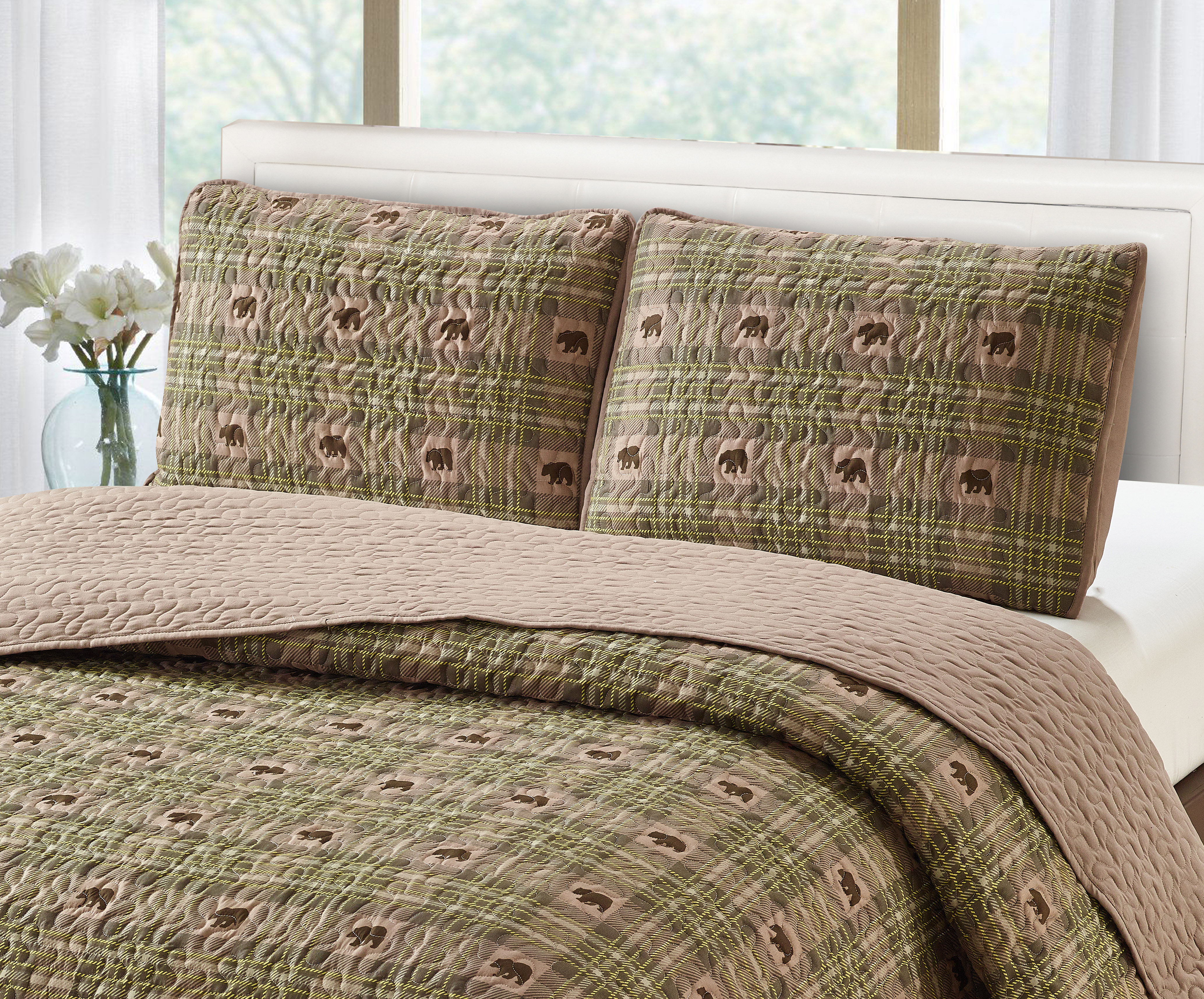 Arbor 3-piece Quilt Set Full/Queen 86x86