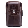 thumbnail image 1 of Riñonera Riñonera de cuero para hombre, riñonera, riñonera, funda para teléfono con trabilla para ci BULLCAPTAIN Riñonera, 1 of 7