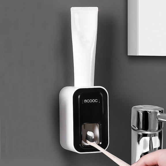 TUOBARR Full Automatic Toothpaste Squeezer No Punching Household Wall Mounted Toothbrush Toothpaste Shelf Lazy People Toothpaste Artifact