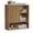Oak, variant on Bathroom Cabinet Wall Mounted Fluted, Modern Medicine Cabinet Over The Toilet Storage Cabinet Faux Marble Top with Adjustable Shelf, Wood Wall Mounted Storage Cabinet Organizer(Oak, Medium)
