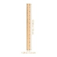 thumbnail image 3 of Miangastore Khaki Plastic Straight Ruler for Measuring 30cm Easy to Use in Classroom or Home, 3 of 8