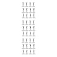 thumbnail image 2 of Cateissary Clip portátil de 12 piezas para tienda de casa, abrazadera para notas de papel para fiesta de boda, Clips giratorios para menú de Type1 NO1, 2 of 6