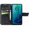 thumbnail image 3 of Compatible with Moto G Stylus 5G 2024 Case Wallet Leather Flip Case with Card Holder and Kickstand Magnetic Shockproof Protective Women Men Case for Moto G Stylus 5G 2024 Butterfly Black SD, 3 of 12