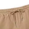 thumbnail image 7 of UAMVSH Men's Cargo Shorts Elastic Waist Drawstring Casual Shorts Summer Outdoor Athletic Work Shorts with Multi Pockets, 7 of 7