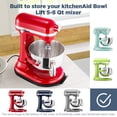 thumbnail image 4 of Bandeja deslizante Whaleme para batidora KitchenAid de 4,5 a 5 cuartos de galón, 4 of 6