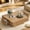 Natural, variant on Gelloan 31.5" Square Coffee Table with Drawers,Wooden Living Room Table,Center Table with a Large Tabletop,for Small Spaces, Apartments, Living Room,Natural