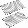 thumbnail image 1 of Set of 2 Baking Cooling Rack, 10 x 16 Non-Stick Heavy Duty Wire Oven Safe Cooling Rack for Roasting and Baking, 1 of 4