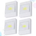 thumbnail image 4 of Pawsdot 4Pcs Battery Operated Cob LED Light White Cabinet Light with Self Adhesive, 4 of 8