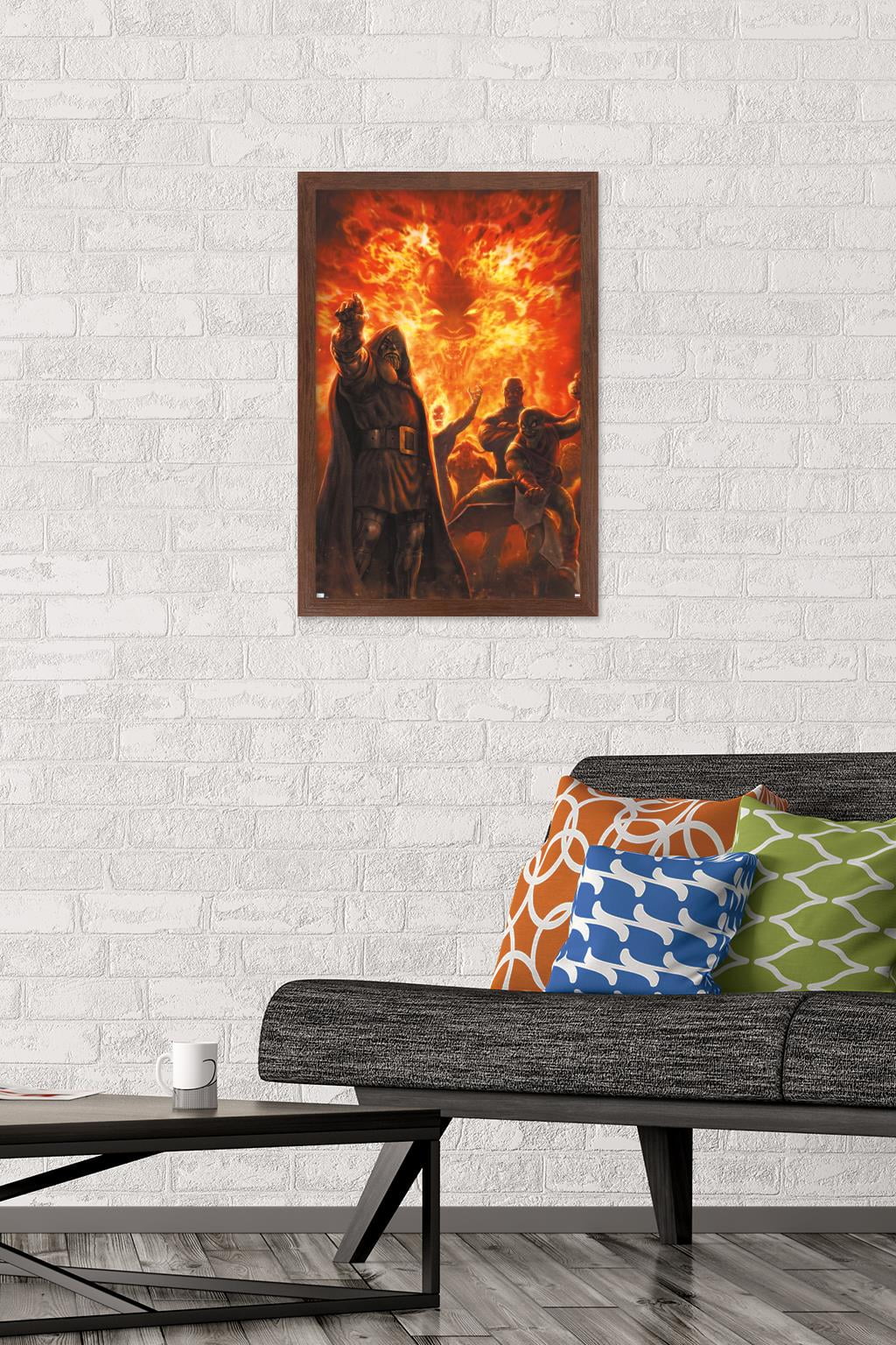 Marvel Comics - New Avengers #46 Wall Poster, 14.725" x 22.375" Framed