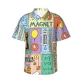 thumbnail image 1 of Physics Science Banners Set Mens Short Sleeve Button Down Shirts Soft Breathable Casual Lightweight Shirt 3x-Large, 1 of 9