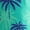 Light Green, variant on Men's Summer Tropical Leaf Print Lined Drawstring Swimming Beach Shorts S Light Green