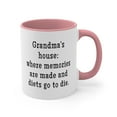 thumbnail image 4 of Grandma Gifts Two-Tone 11oz Mug "Grandma's house: where memories are made, 4 of 4