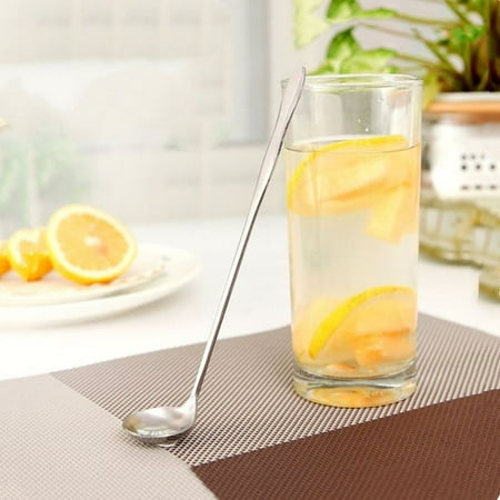 

Kitchen Stainless Steel Lengthen Round Spoon Spoon Long Handle Measuring Spoon Mixing Spoon L