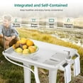 thumbnail image 6 of DWVO 30L Portable Sink and 19.8 Gallon Large Capacity Portable Water Tank with Handle Odorless Tote for RV Travel, Boat, 6 of 6