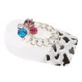 thumbnail image 2 of DIY 10 Piezas Set 3D Bling Rhinestone Charm Decoraciones Guitar Bow Flo Sliver2, 2 of 5