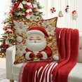 thumbnail image 4 of YIKA Christmas Tree Snowflake Reindeer Pillowcase Christmas Pillow Cover Holiday Decoration Sofa Decoration Linen Pillow Home Sofa Holiday Decoration Pillow Cover C, 4 of 6