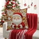 thumbnail image 4 of Funda de almohada navideña, decoración navideña, decoración de sofá, almohada de lino, sofá para el hogar, decoración navideña, funda de almohada, 4 of 5