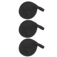 thumbnail image 1 of Almohadillas De Franela Suave Unique Bargains 3 Uds Desmaquillador Reutilizable Negro, 1 of 7