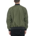 thumbnail image 2 of Mens Light Weight Bomber Jacket Classic Windbreaker Zippered Pockets Fashion Jacket Coat, 2 of 4