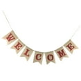 thumbnail image 3 of Soimiss 1Pcs Welcome Banners Linen Multi-colored Party Decoration for Wedding Ceremony, 3 of 6