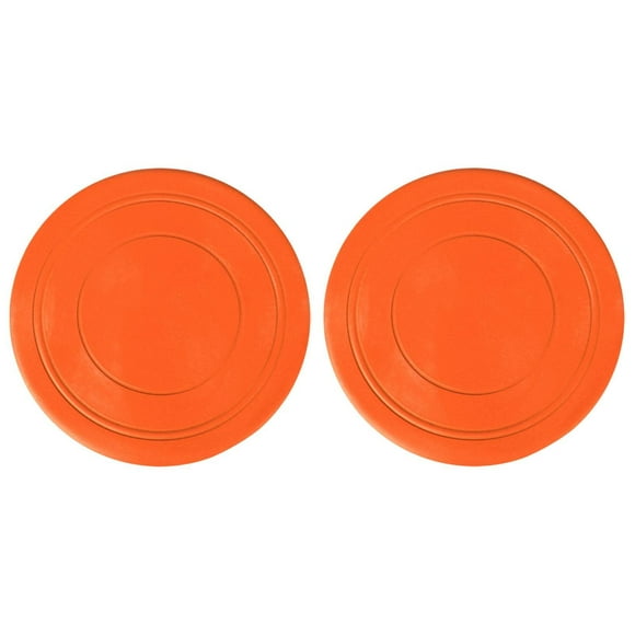 2 discos voladores para niños, juego para niños al aire libre, entrenamiento sensorial, ocio versátil. Naranja