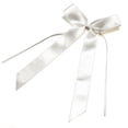 thumbnail image 5 of ELAYARD 25pcs Ribbon Bowknots for Wedding Decorations in White for Party Rooms, 5 of 5