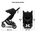 thumbnail image 3 of Thule Spring Stroller - Compact Baby Stroller Perfect for Everyday Use - Features 5-Point Harness, Lightweight and Compact Design, Vented Canopy, Padded Reclining Seat, 3 of 5
