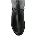 thumbnail image 4 of Journee Womens Dressage Round Toe Knee High Inside Zipper Casual Comfort Riding Boots, 4 of 8