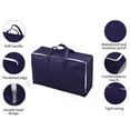 thumbnail image 6 of XMMSWDLA Large Moving Boxes and with Zippers & Handles Moving Supplies with lids, Heavy Duty Totes for Storage Bags for Space Saving, Fold Flat, Moving and Storing Blue, 6 of 6