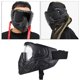 thumbnail image 5 of Máscara facial completa unisex, respirador, gafas, equitación, CS, juego de guerra, paintball, al aire libre Lente transparente, 5 of 9
