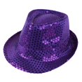 thumbnail image 3 of ManxiVoo Western Style Shining Sequin Dance Hat For Women Men Unisex Party Cowboy Costume Accessory, 3 of 5