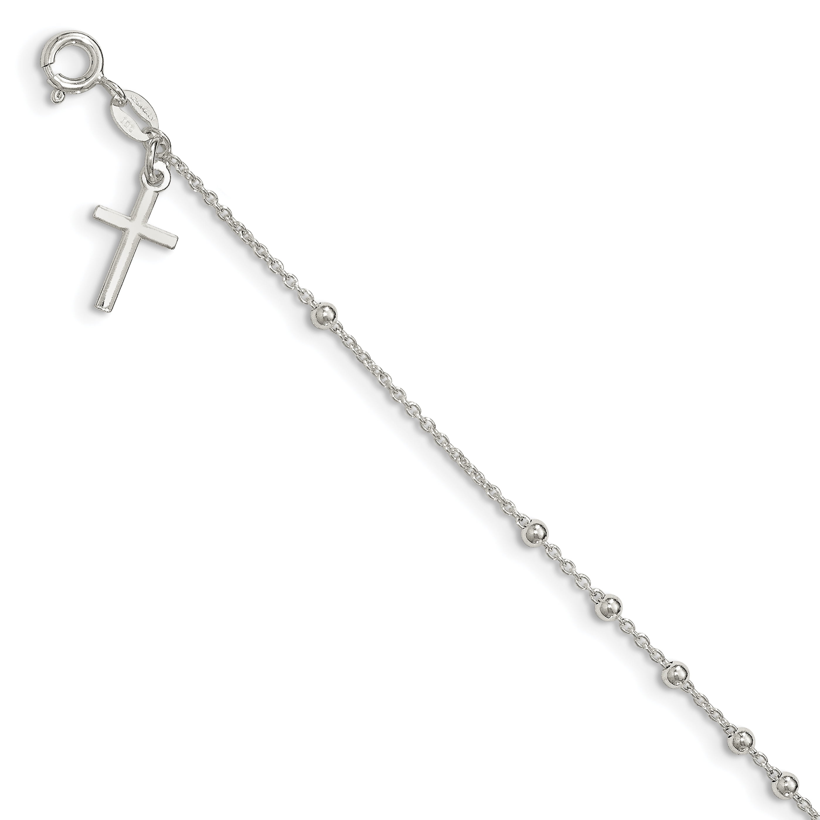 FB Jewels Sterling Silver Rhodium-plated Medical ID Anchor Link Bracelet FB Jewels Sterling Silver Rhodium-plated Medical ID Anchor Link Bracelet