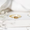 thumbnail image 4 of Rosec Jewels Baguette Citrine Promise Ring for Women - East West Ring - AAA Quality - with Jewelry Box, 10K Yellow Gold, US 11.00, 4 of 8