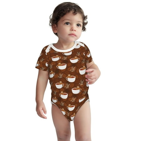 

Fotbe Sloths Need More Coffee Pattern Unisex-baby Short-sleeve Bodysuit Short Sleeve Bodysuits One-piece 100% Organic Cotton for Infant Baby Boys Unisex-3 Months
