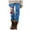 Blue, variant on adviicd Christmas Leggings Women Xmas Print Elastic Waist Soft Comfy Ankle Length Holiday Yoga Pants (Blue, XL)