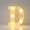 D, variant on Hioyaky Christmas Lights Sign Ornaments - 26 Initial Letter Hanging Pendant For Home Party Wedding Decoration