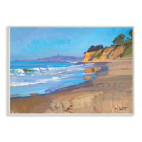 Stupell Industries Changing Tides Tropical Summer Beach Coastline,13 x 19,Designed by Marcia Burtt