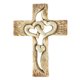 thumbnail image 3 of Cruz de amor - Escultura de arte de pared Corazones religiosos Adornos cruzados (Blanco L) Hugtrwg Libre de BPA, 3 of 4