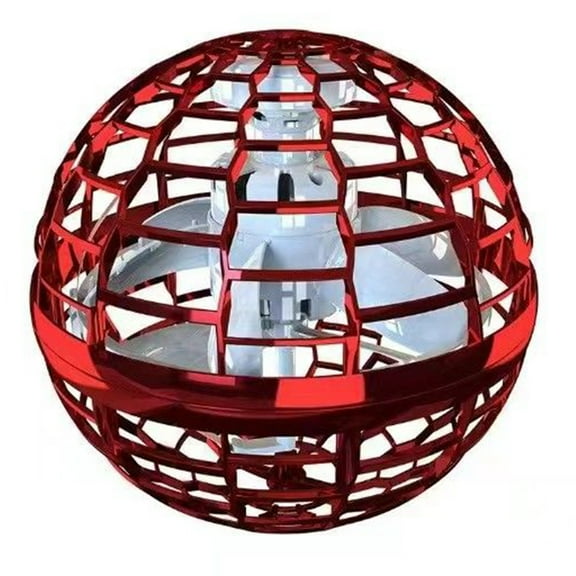 Orbit Catch Glowing Drone Toy - Red