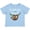 AE-Light Blue, variant on My Great Aunt Loves Me Cute Sloth and Baby Boys or Girls Baby T-Shirt