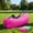 Pink, variant on Portable Inflatable Lounger, Air Chair for Beach, Music Festivals, Camping, Indoor & Outdoor Use
