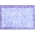 thumbnail image 1 of Ahgly Company Indoor Rectangle Abstract Blue Modern Area Rugs, 2' x 3', 1 of 4