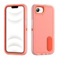 thumbnail image 1 of for iPhone 16e Case, iPhone 16e Phone Case with Built in Kickstand, Shockproof/Dustproof/Drop Proof Heavy Duty Military-Grade Rugged Protective Cover for iPhone 16e,Orange,For iPhone 16e, 1 of 8