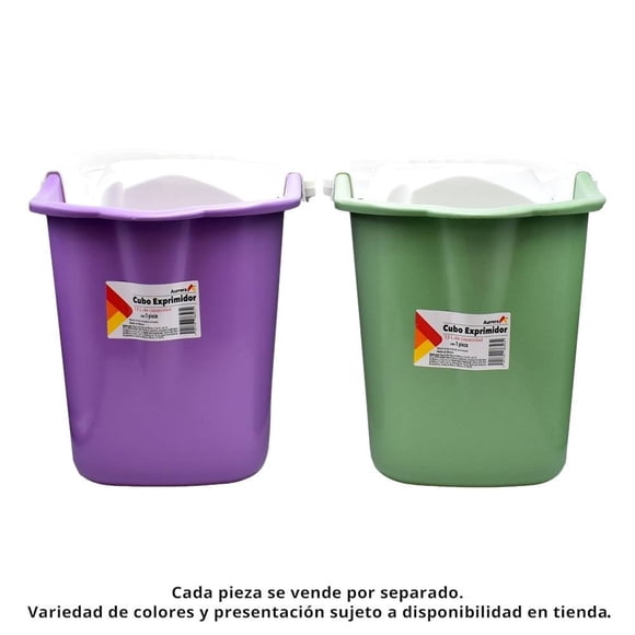 Cubo exprimidor Aurrera 13 l varios colores 1 pza