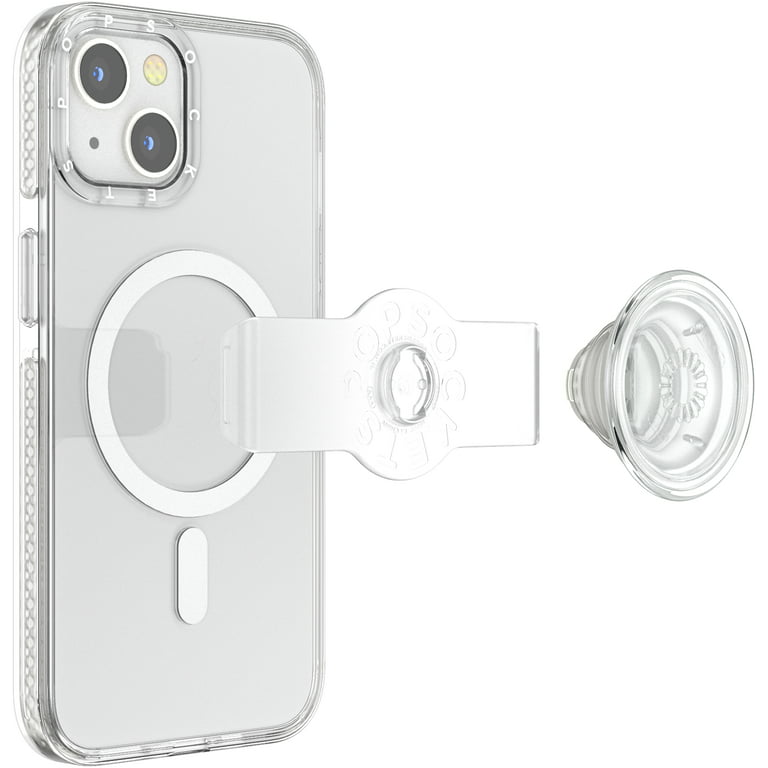 Mindful Gå igennem nyse PopSockets PopCase for MagSafe iPhone 13 Case with Integrated PopGrip  Slide, Clear - Walmart.com