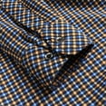 thumbnail image 4 of Fnooota Mens Plaid Shirts with Pockets, Thermal Colored Thickened Long Sleeve Button Down Shirts Yellow Size 4XL, 4 of 5