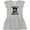 AC-Heather Grey, variant on Inktastic New Mexico Vacation Girls Toddler Dress